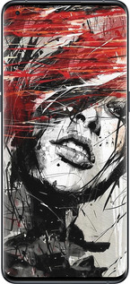 Силиконовый чехол Лицо девушки для Oppo Find X5 Pro - 1162u-2603 изображение 