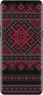 Силіконовий чехол Вишиванка 52 для Oppo Find X5 Pro - 1763u-2603 изображение 