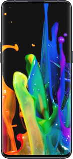 Силиконовый чехол брызги краски для Oppo Find X5 Pro - 3957u-2603 изображение 