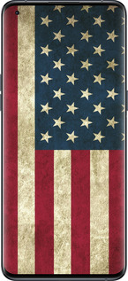 Силиконовый чехол Флаг США для Oppo Find X5 Pro - 395u-2603 изображение 