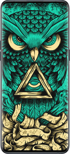 Силиконовый чехол Сова Арт-тату для Oppo Find X5 Pro - 3971u-2603 изображение 