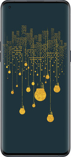 Силиконовый чехол Иллюстрация ночного города для Oppo Find X5 Pro - 4162u-2603 изображение 