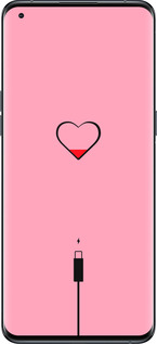Силиконовый чехол Подзарядка сердца1 для Oppo Find X5 Pro - 4275u-2603 изображение 