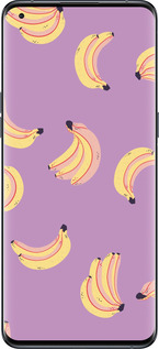 Силиконовый чехол Бананы для Oppo Find X5 Pro - 4312u-2603 изображение 