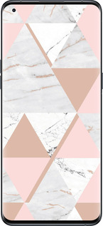 Силиконовый чехол Мраморная симметрия для Oppo Find X5 Pro - 4344u-2603 изображение 