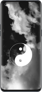 Силиконовый чехол Инь и Янь для Oppo Find X5 Pro - 4389u-2603 изображение 