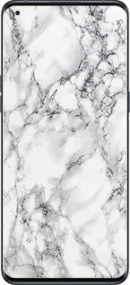 Силиконовый чехол Мрамор белый для Oppo Find X5 Pro - 4480u-2603 изображение 