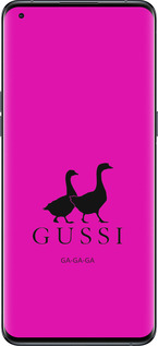 Силиконовый чехол Гуси для Oppo Find X5 Pro - 4561u-2603 изображение 