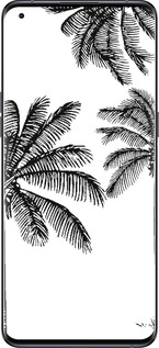 Силіконовий чехол Пальми1 для Oppo Find X5 Pro - 4634u-2603 изображение 