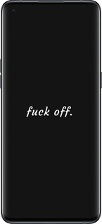 Силиконовый чехол Fuck off для Oppo Find X5 Pro - 4731u-2603 изображение 