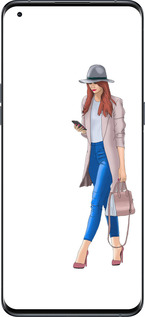 Силиконовый чехол Девушка 1 для Oppo Find X5 Pro - 4751u-2603 изображение 