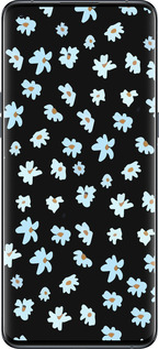 Силиконовый чехол Цветочный для Oppo Find X5 Pro - 4900u-2603 изображение 