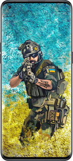 Силіконовий чехол Воїн ЗСУ для Oppo Find X5 Pro - 5311u-2603 изображение 