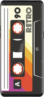 Силиконовый чехол Кассета с90 v4 для Oppo Find X5 Pro - 5532u-2603 изображение 