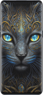 Силиконовый чехол Кошка для Oppo Find X5 Pro - 5548u-2603 изображение 