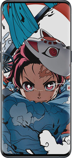 Силиконовый чехол Танджиро Камадо для Oppo Find X5 Pro - 5574u-2603 изображение 