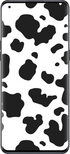 Силиконовый чехол Шкура коровы для Oppo Find X5 Pro - 5576u-2603 изображение 