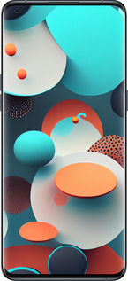 Силиконовый чехол Горошек абстракция для Oppo Find X5 Pro - 5608u-2603 изображение 