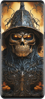 Силиконовый чехол Череп 2 для Oppo Find X5 Pro - 5652u-2603 изображение 