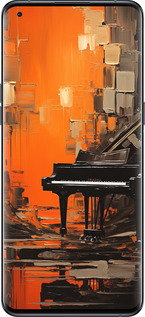 Силиконовый чехол Чехол для телефона Оранжевый Рояль для Oppo Find X5 Pro - 5937u-2603 изображение 