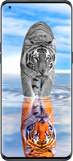 Силиконовый чехол Тигр для Oppo Find X5 Pro - 6016u-2603 изображение 