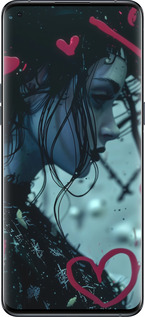 Силиконовый чехол XO Love v2 для Oppo Find X5 Pro - 6057u-2603 изображение 