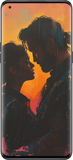 Силиконовый чехол Любовь на полотне для Oppo Find X5 Pro - 6067u-2603 изображение 