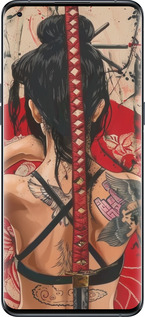 Силиконовый чехол Тайна катаны для Oppo Find X5 Pro - 6074u-2603 изображение 