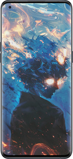 Силіконовий чехол Сатору Годжо для Oppo Find X5 Pro - 6129u-2603 изображение 