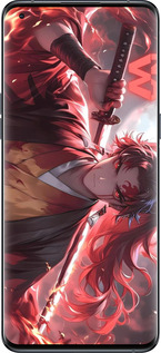 Силиконовый чехол Аниме воин для Oppo Find X5 Pro - 6281u-2603 изображение 