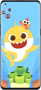 Силиконовый чехол Бейби Шарк для Oppo Find X5 Pro - 6303u-2603 изображение 