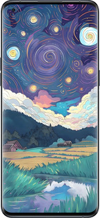 Силиконовый чехол Креативный арт для Oppo Find X5 Pro - 6322u-2603 изображение 