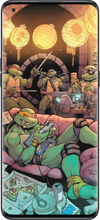 Силиконовый чехол Черепашки нинзя для Oppo Find X5 Pro - 6346u-2603 изображение 