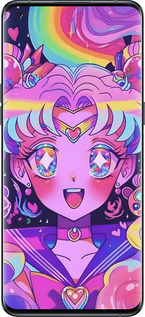 Силиконовый чехол Сейлор Мун 3 для Oppo Find X5 Pro - 6352u-2603 изображение 