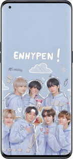 Силиконовый чехол Энхайпен для Oppo Find X5 Pro - 6362u-2603 изображение 