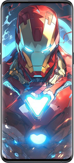 Силиконовый чехол Железный человек для Oppo Find X5 Pro - 6372u-2603 изображение 