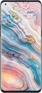 Силиконовый чехол Мрамор красивый для Oppo Find X5 Pro - 6376u-2603 изображение 