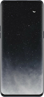 Силиконовый чехол Сині хмари, Синій місяць для Oppo Find X5 Pro - 6396u-2603 изображение 