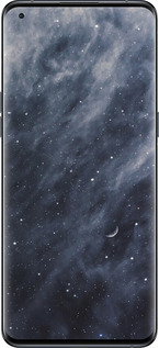 Силиконовый чехол Голубые облака, Голубая луна для Oppo Find X5 Pro - 6398u-2603 изображение 