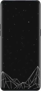 Силіконовий чехол Чорно білі абстрактні гори для Oppo Find X5 Pro - 6437u-2603 изображение 