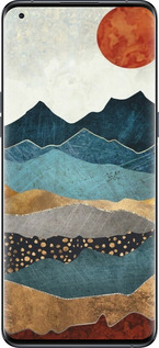 Силиконовый чехол Янтарный закат для Oppo Find X5 Pro - 6475u-2603 изображение 