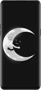 Силиконовый чехол Лунные объятия для Oppo Find X5 Pro - 6508u-2603 изображение 