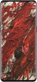 Силіконовий чехол Абстрактна композиція в червоних тонах для Oppo Find X5 Pro - 6541u-2603 изображение 