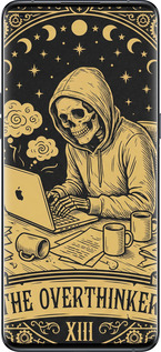 Силиконовый чехол The Overthinker для Oppo Find X5 Pro - 6774u-2603 изображение 