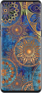 Силіконовий чехол Золотий візерунок для Oppo Find X5 Pro - 678u-2603 изображение 