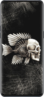 Силиконовый чехол Рыбо-человек для Oppo Find X5 Pro - 683u-2603 изображение 