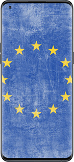 Силиконовый чехол Евросоюз 4 для Oppo Find X5 Pro - 765u-2603 изображение 