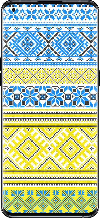 Силиконовый чехол Вышиванка 40 для Oppo Find X5 Pro - 1174u-2603 изображение 