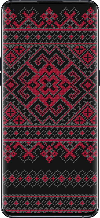 Силіконовий чехол Вишиванка 52 для Oppo Find X5 Pro - 1763u-2603 изображение 