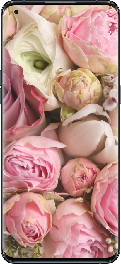 Силиконовый чехол Розы v2 для Oppo Find X5 Pro - 2320u-2603 изображение 